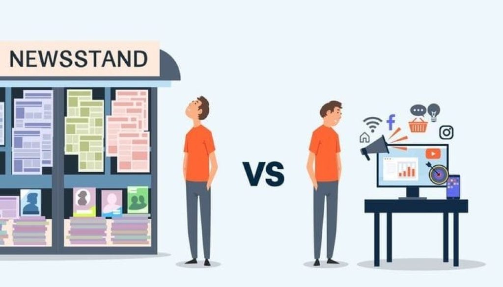 digital marketing vs traditional marketing.