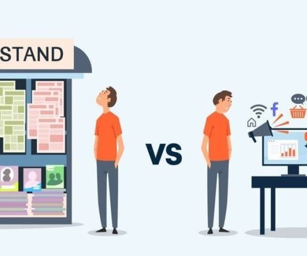 digital marketing vs traditional marketing.